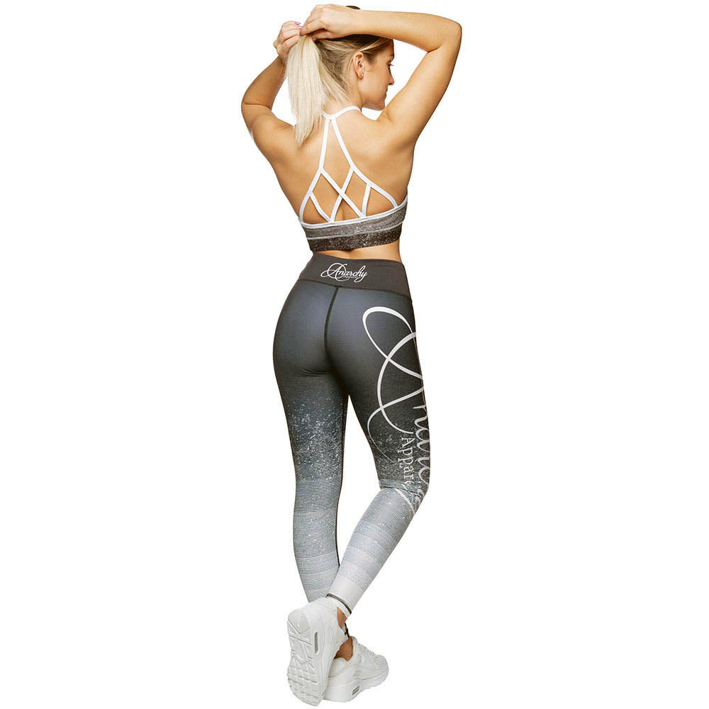 Anarchy Apparel Stripes MF Yoga Bra