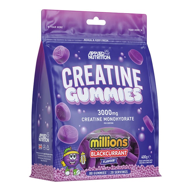Applied Nutrition Creatine Gummies, 80 gummies Blackcurrant