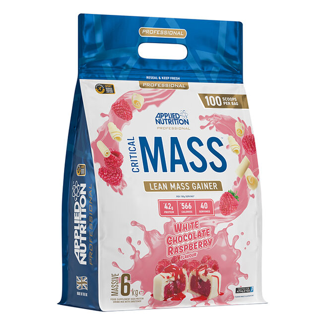 Applied Nutrition Critical Mass Gainer 6 kg White Chocolate Raspberry