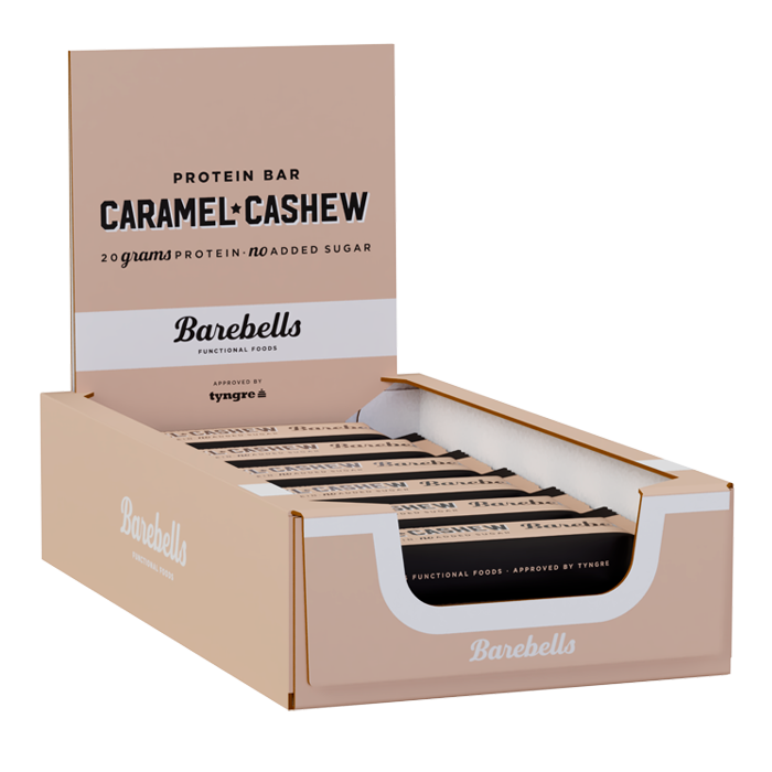 Barebells 12 x Barebells Proteinbar 55 g Caramel and Cashew