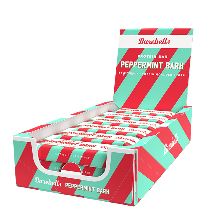 Barebells 12 x Barebells Proteinbar 55 g Peppermint Bark