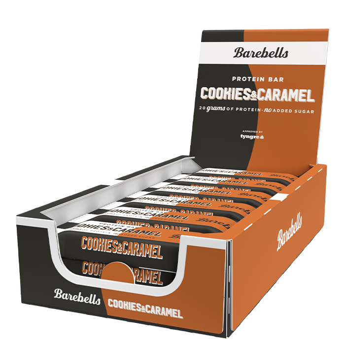 Barebells 12 x Barebells Proteinbar 55 g Cookies & Caramel