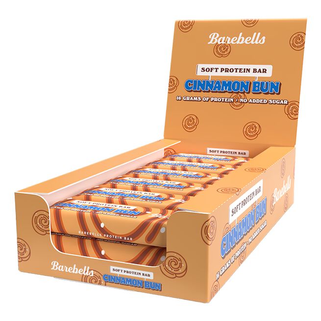 Barebells 12 x Barebells Soft Proteinbar 55 g Cinnamon Bun Limited Edition