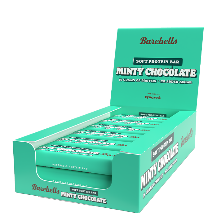 Barebells 12 x Barebells Soft Proteinbar 55 g Minty Chocolate
