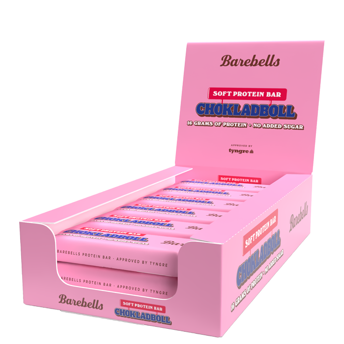 Barebells 12 x Barebells Soft Proteinbar 55 g Chocolate Ball