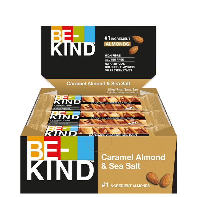 Be-kind 12 x BeKind Core Bar 40 g Caramel Almond & Sea Salt