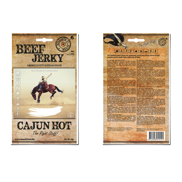 Beef Jerky Beef Jerky, 50 g Cajun-Hot