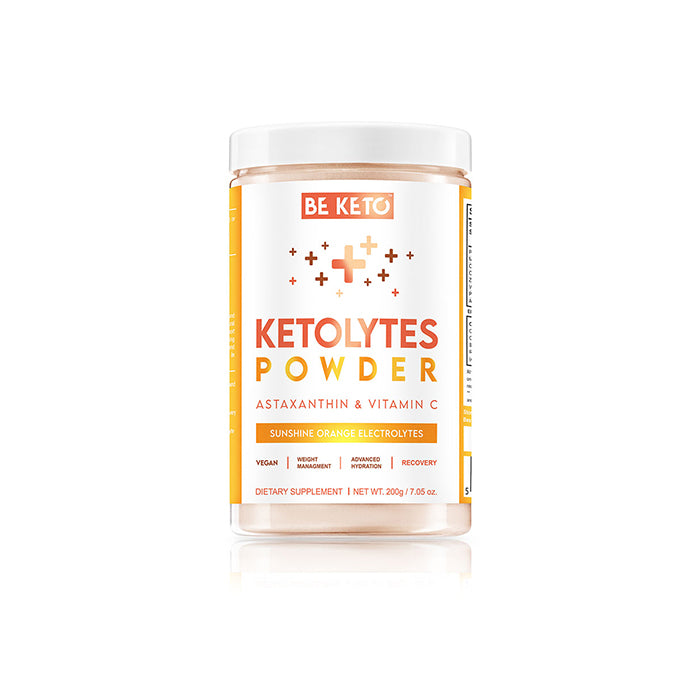 BeKeto KETO Electrolytes Powder 200 g Sunshine Orange