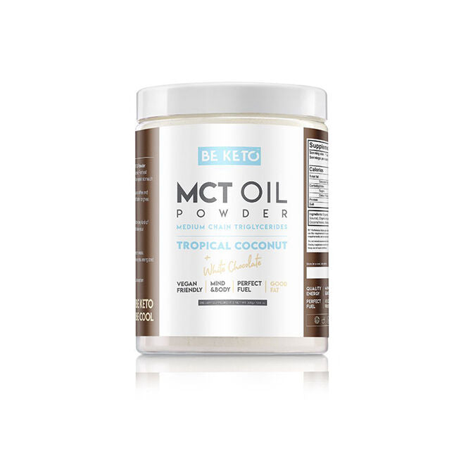 BeKeto KETO MCT Oil Powder 300 g Coconut & White Chocolate