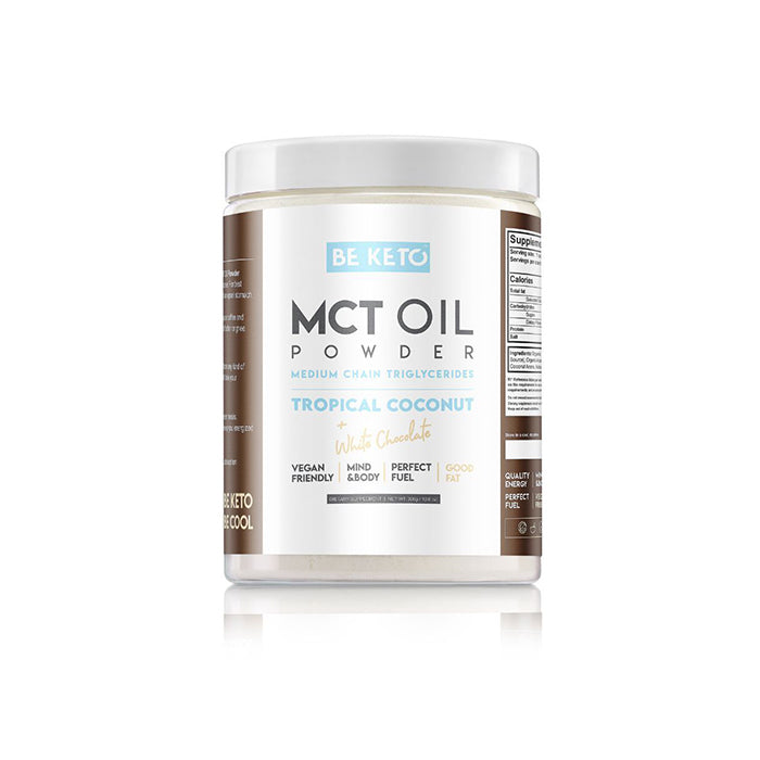 BeKeto KETO MCT Oil Powder 300 g Coconut & White Chocolate Coconut & White Chocolate