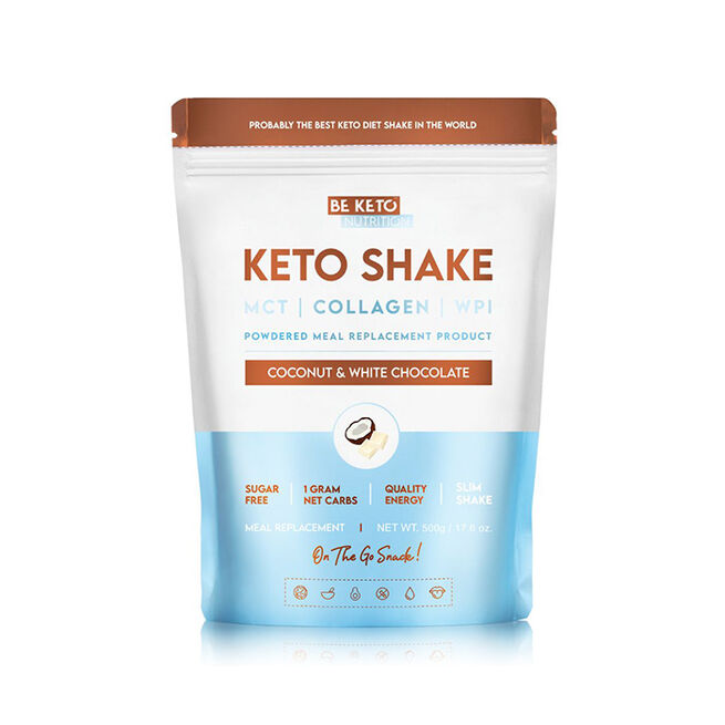 BeKeto KETO Shake 500 g Coconut & White Chocolate
