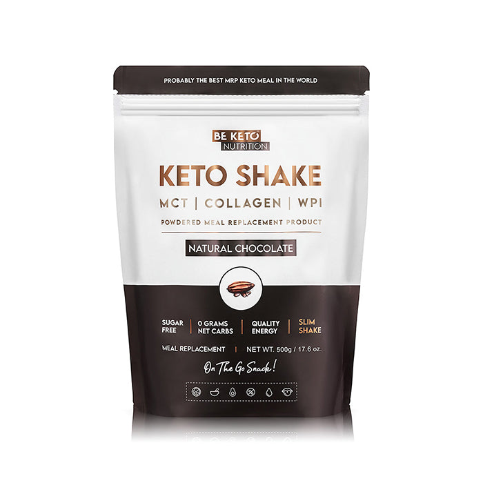 BeKeto KETO Shake 500 g Naturlig Choklad