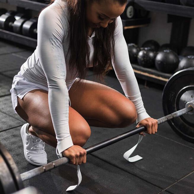 Better Bodies Gear Lifting Straps Läder Grå
