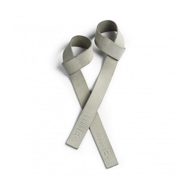 Better Bodies Gear Lifting Straps Läder Grå