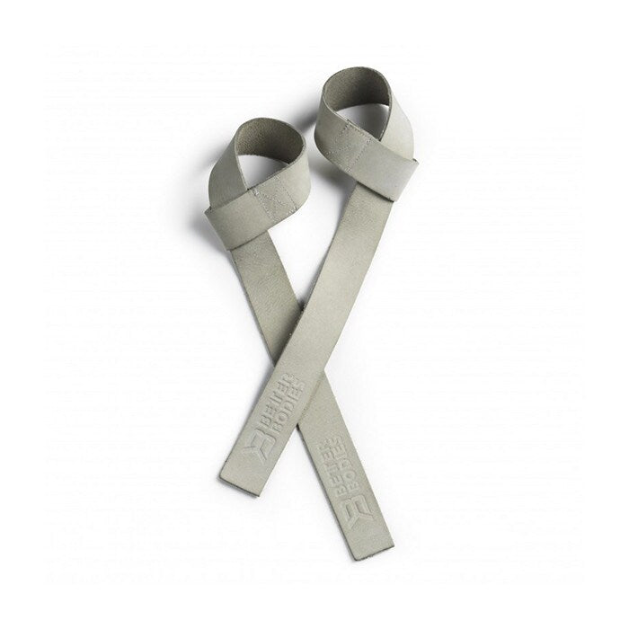 Better Bodies Gear Lifting Straps Läder Grå