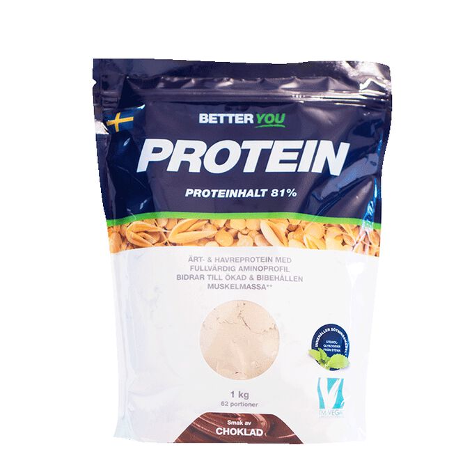 Better You Ärt och Havreprotein 1 kg Choklad