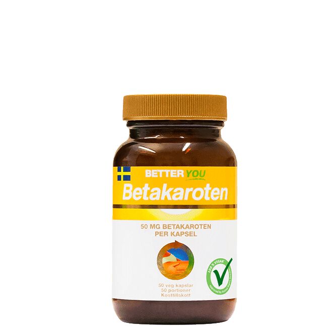Better You Betakaroten 50 mg 50 kapslar