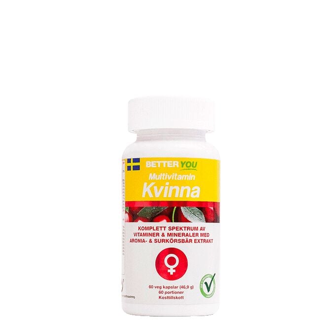 Better You Multivitamin Kvinna 60 kapslar