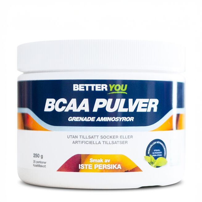 Better You Naturligt BCAA Pulver 250 g Iste Persika