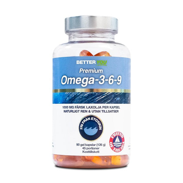 Better You Premium Omega 3-6-9 - 90 kaps