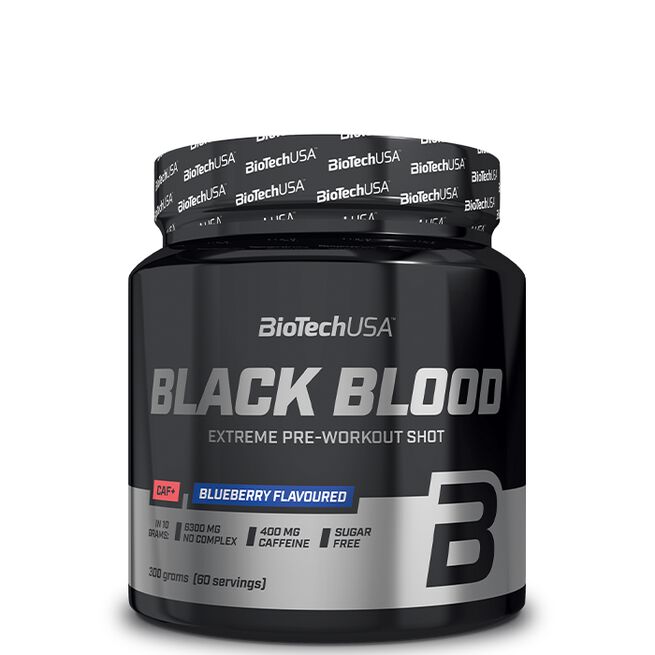 Biotech USA Black Blood CAF+ PWO 300 g Blåbär