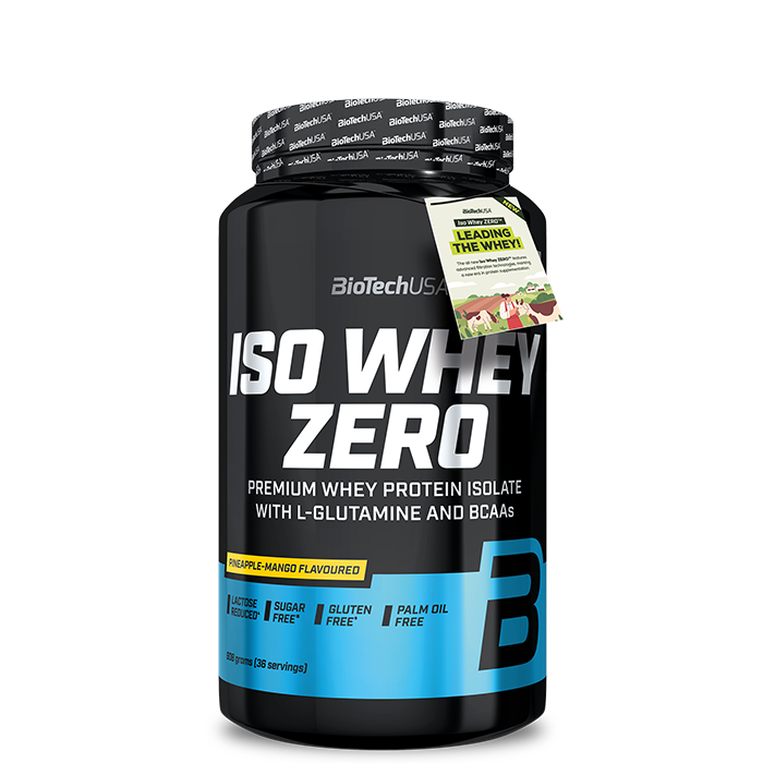 Biotech USA Iso Whey Zero Laktosreducerat Vassleproteinisolat 908 g Pineapple Mango