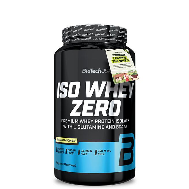 Biotech USA Iso Whey Zero Laktosreducerat Vassleproteinisolat 908 g Banana