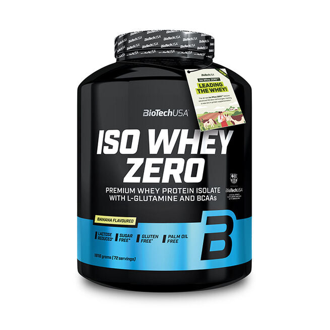 Biotech USA Iso Whey Zero Vassleproteinisolat 1816 g Banana
