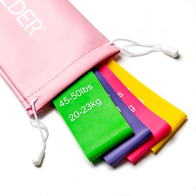 Booty builder Booty Builder Minibands Rosa 4-Pack