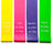 Booty builder Booty Builder Minibands Rosa 4-Pack