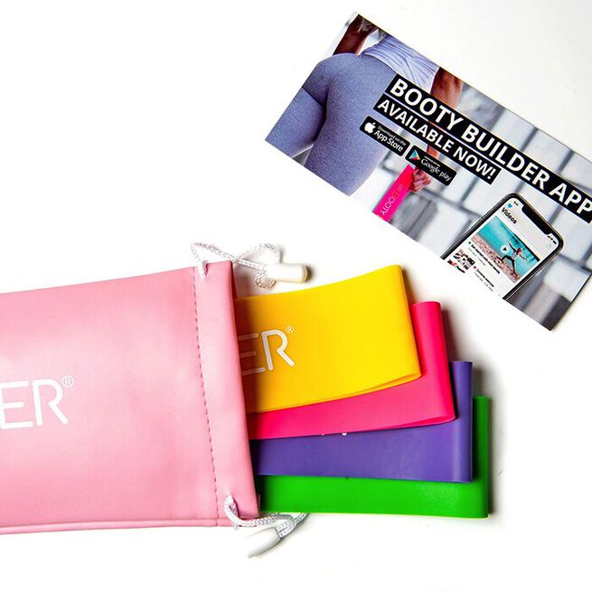 Booty builder Booty Builder Minibands Rosa 4-Pack