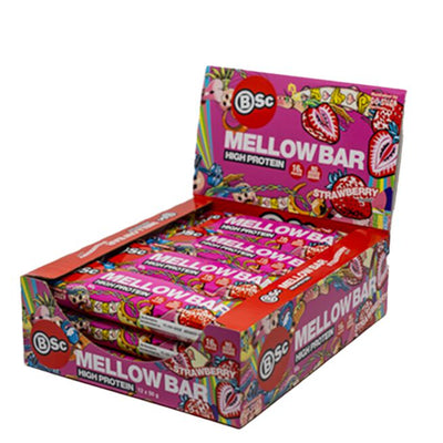 BSc 12 x BSc Mellow Bar 50 g Strawberry