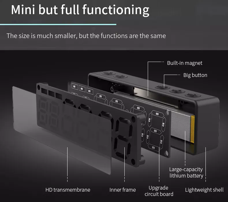 Burpee Burpee Portable Timer Q-10 Black