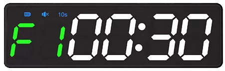 Burpee Burpee Portable Timer Q-10 Black