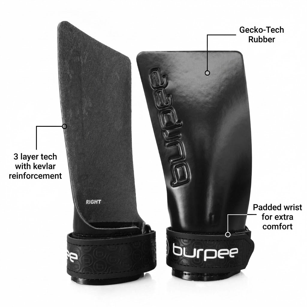 Burpee Gecko Lock Grips - Lock in, Rep out
