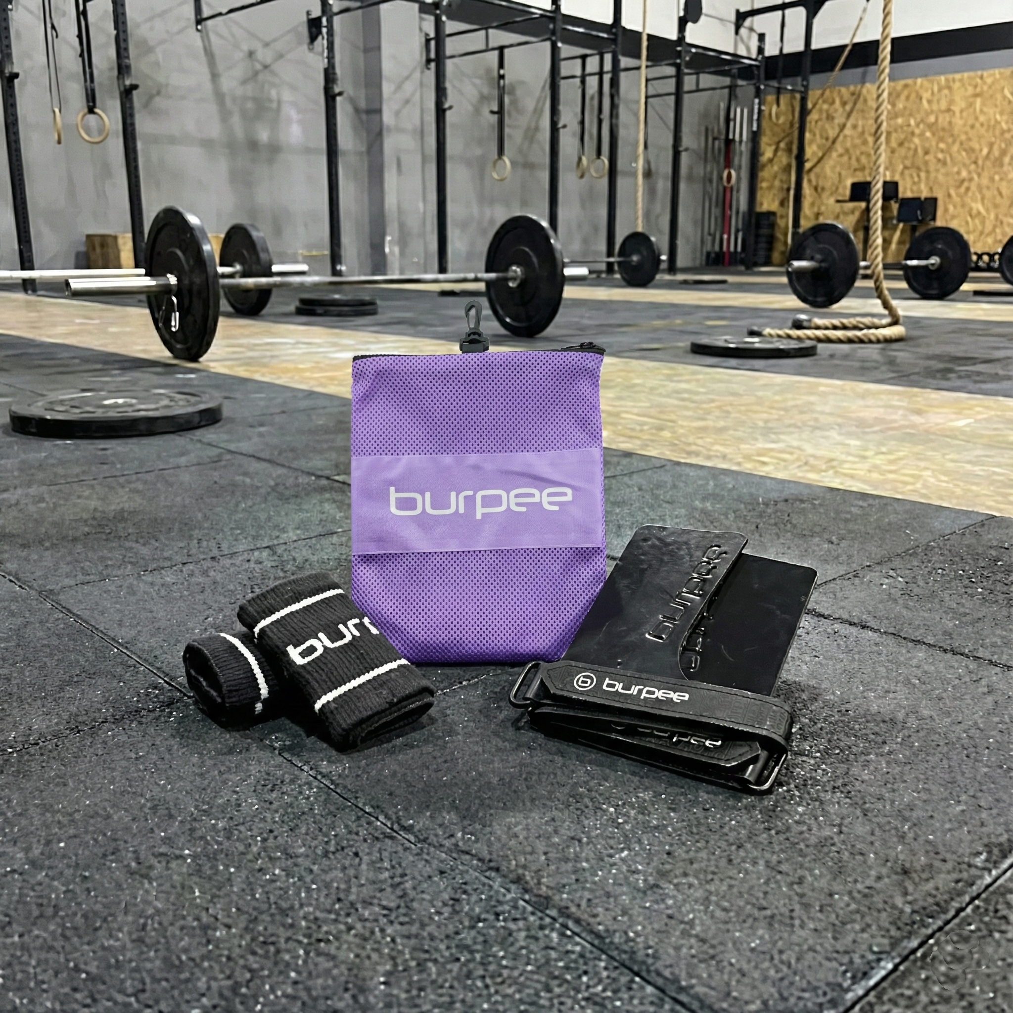 Burpee Mesh Accessory Bag – Ventilated Storage for Grips &amp; Wristbands - Lilac Haze