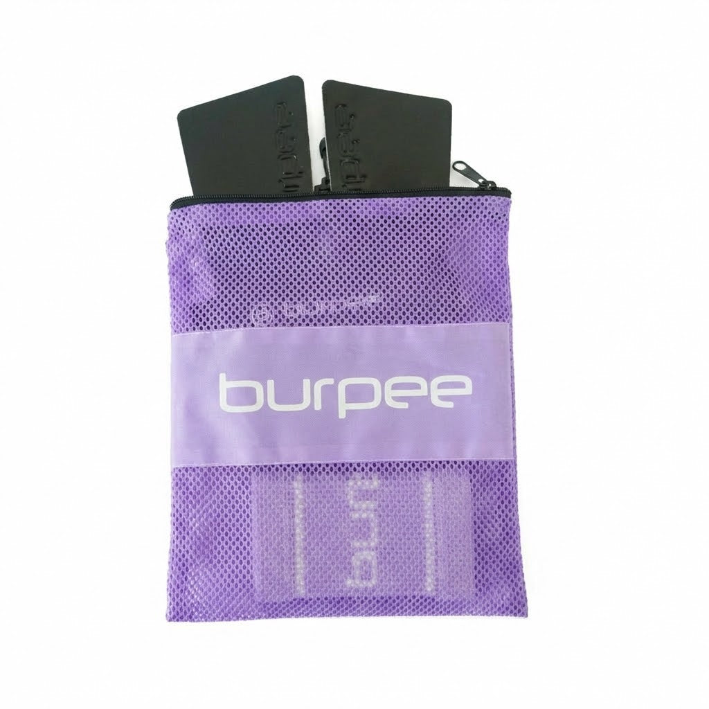 Burpee Mesh Accessory Bag – Ventilated Storage for Grips &amp; Wristbands - Lilac Haze