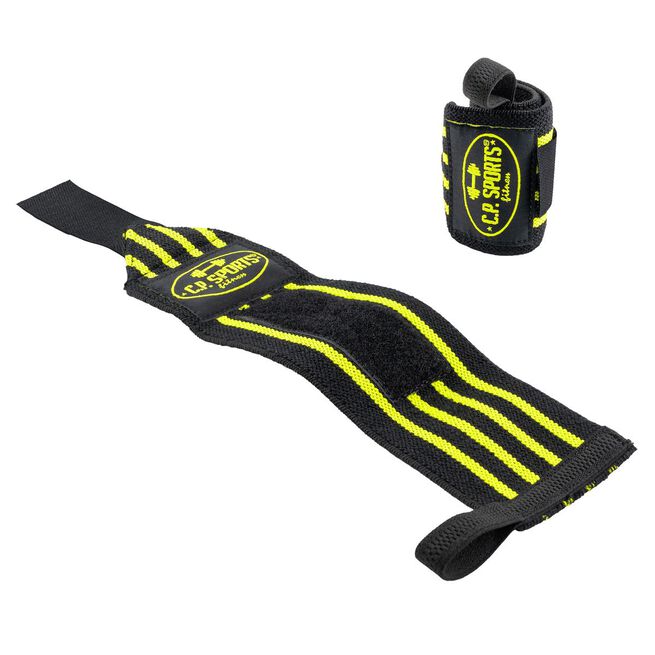 C.P. Sports Handledslindor 30 cm Svartgul