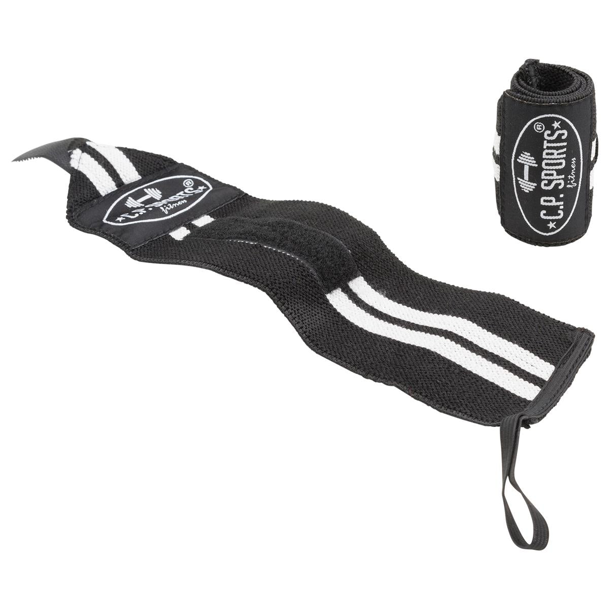 C.P. Sports Handledslindor 30 cm Svartvit
