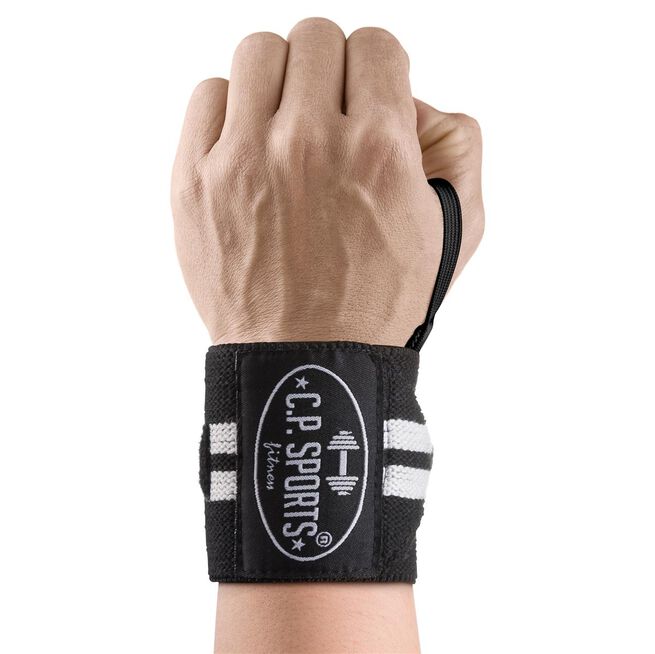C.P. Sports Handledslindor 30 cm Svartvit