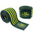 C.P. Sports Knee Wraps, 2 m Svart/Gul