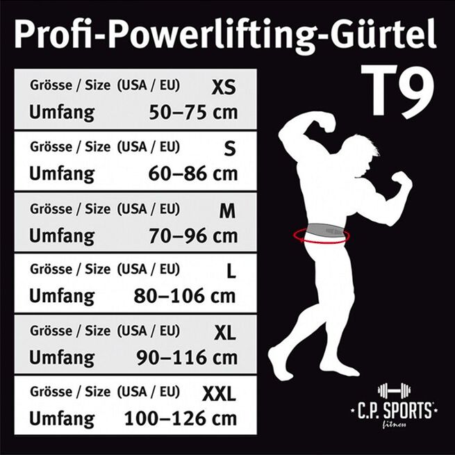 C.P. Sports Powerlifting Lyftarbälte Kamouflage