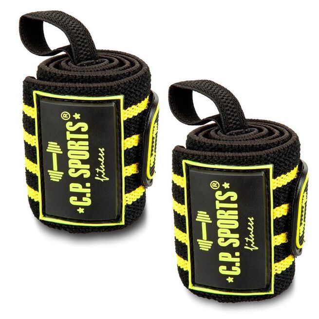 C.P. Sports Strongman handledslindor 50 cm Svart Gul