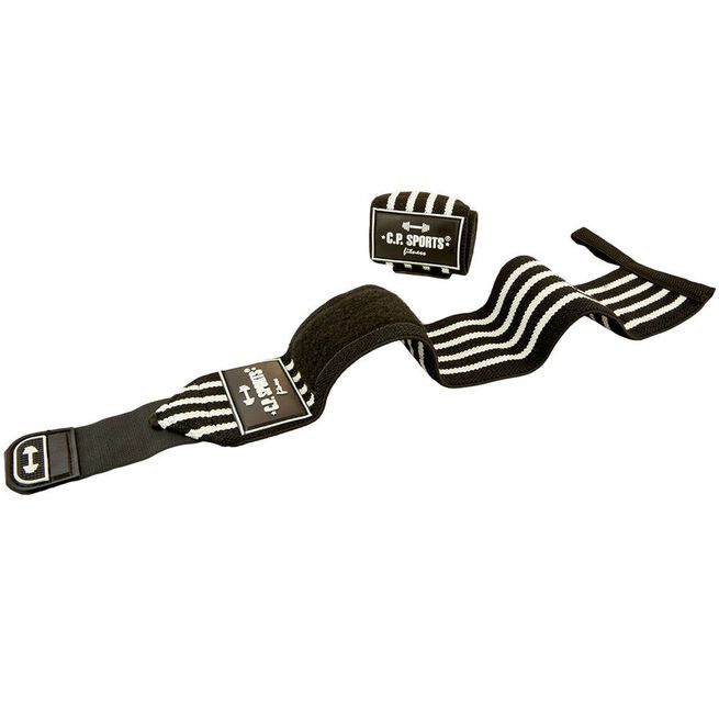 C.P. Sports Strongman handledslindor 50 cm Svart Vit