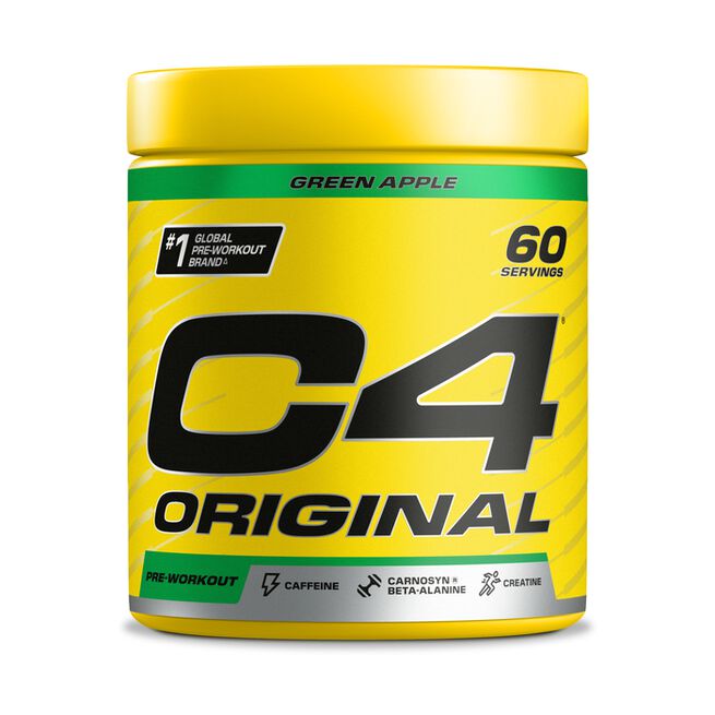 CELLUCOR C4 PWO 60 portioner Green Apple