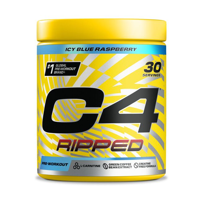 CELLUCOR C4 Ripped PWO Icy Blue Raspberry 30 portioner