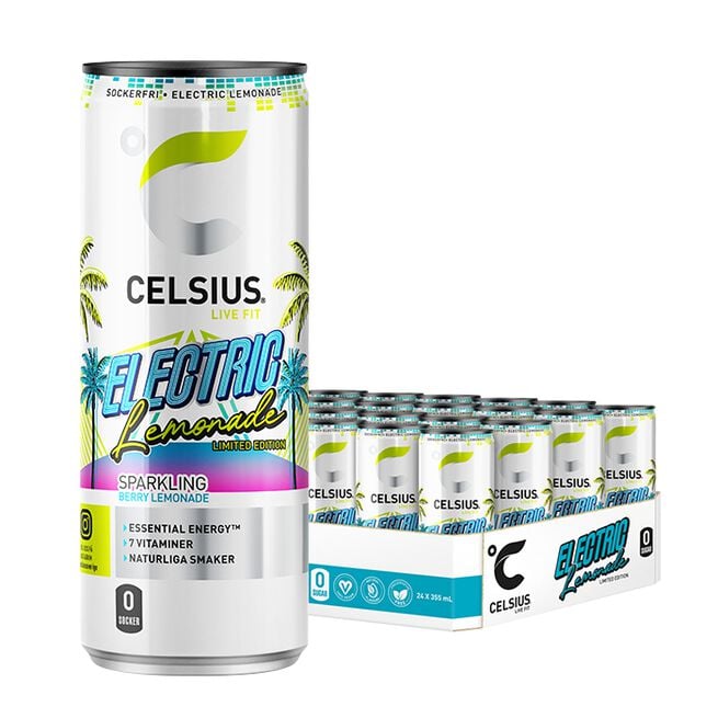 Celsius 24 x Celsius Energidryck 355 ml Electric Lemonade