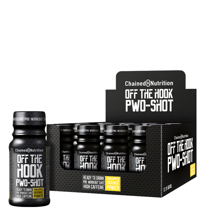 Chained Nutrition 12 x Off The Hook PWO-Shot 60 ml Pineapple Orange Power