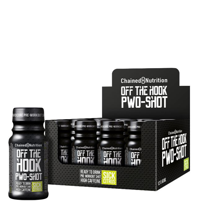 Chained Nutrition 12 x Off The Hook PWO-Shot 60 ml Sick Citrus