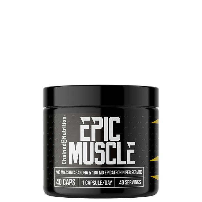 Chained Nutrition Epic Muscle Ashwagandha 400 mg 40 Kapslar